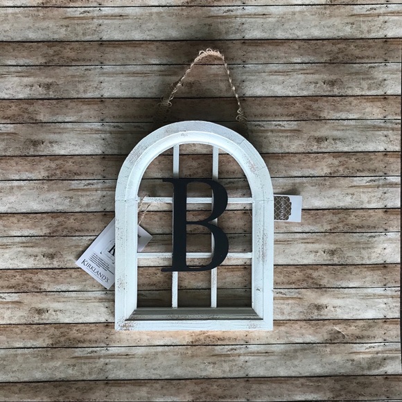 Kirkland Signature Wall Art Arched White Washed Frame With B